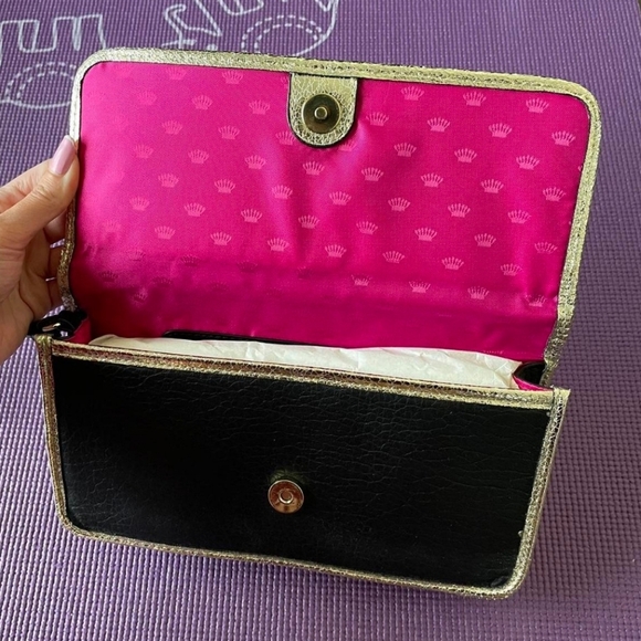 Juicy Couture NEW Wristlett Clutch Womens Tweed Wallet Owel - Picture 4 of 7